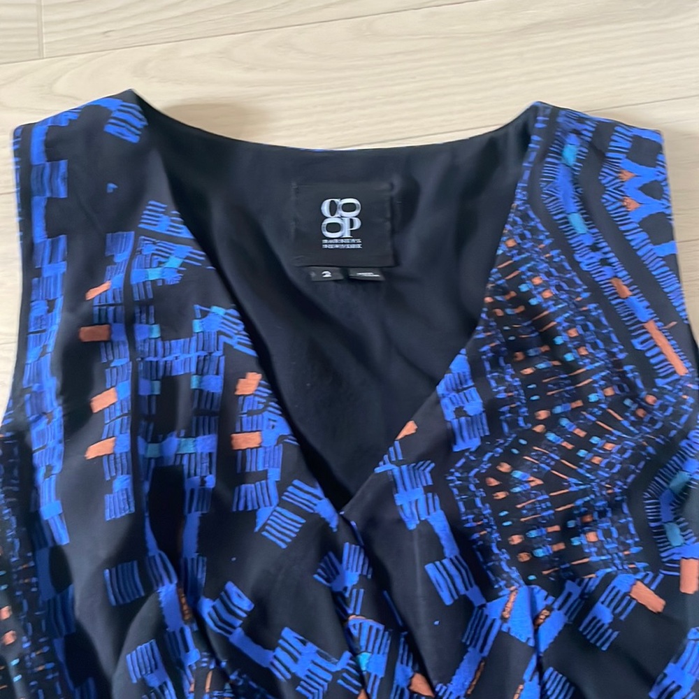 Barney’s Black and Blue mini dress